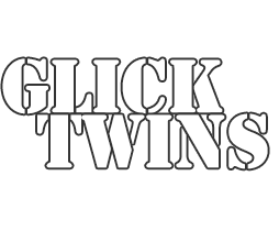 Glick Twins Logo White