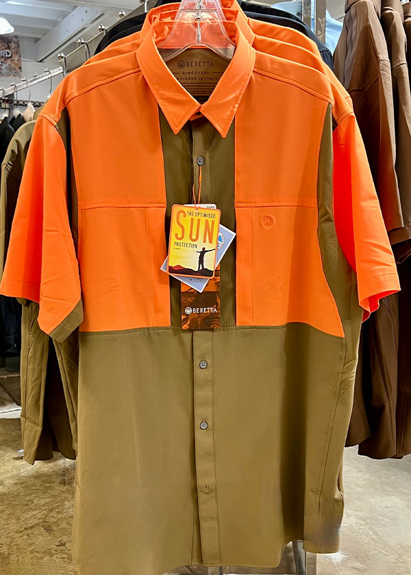 Glick-Twins-Orange-and-Tan-Mens-Shirt-Display